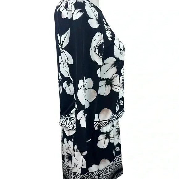 White House Black Market floral and scroll print dress size small - Picture 5 of 10